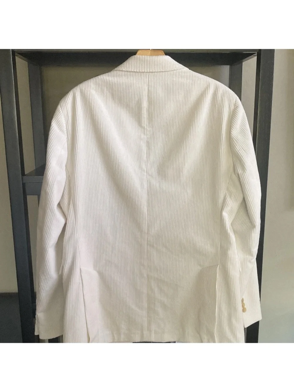 Todd Snyder Men's Cream Corduroy Blazer - Classic Single-Breasted Style